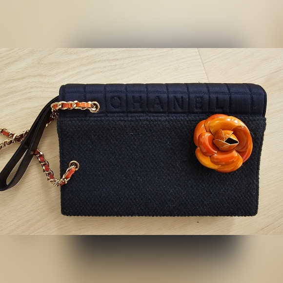 Chanel Black and Orange Women's Bag - Picture 1 of 8